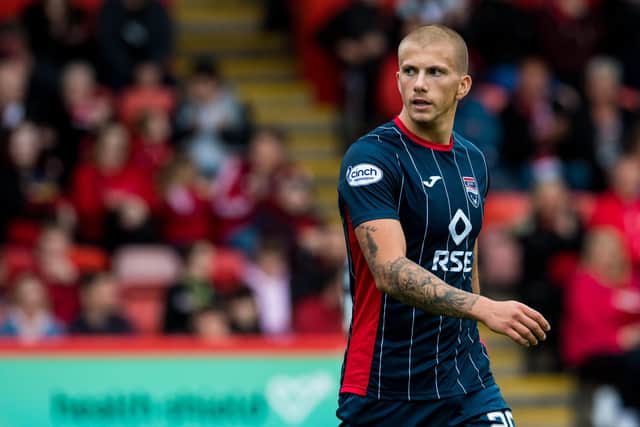 Harry Clarke has been recalled by Arsenal ahead of a rumoured move to Hibs. (Photo by Ross Parker / SNS Group)