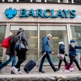 Analysts are forecasting that Barclays will report full-year profits of £7.2bn, a drop from £8.4bn in 2021. Picture: Tolga Akmen/AFP via Getty Images.