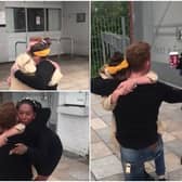 Shaun reuniting with his partner Iris and daughter Summer