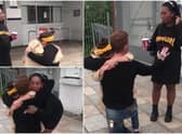 Shaun reuniting with his partner Iris and daughter Summer