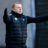 Celtic manager Neil Lennon at Ibrox last Saturday. All the pressure is on his men against Hibs on Monday  (Photo by Craig Williamson / SNS Group)