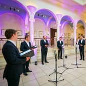 The Gesualdo Six performing at Perth Museum, one of the highlights of this year's Perth Arts Festival PIC: Fraser Band