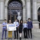 Campaigners launch the Unlock Erasmus initiative in Glasgow.  Image: Kelsey Craig Photography