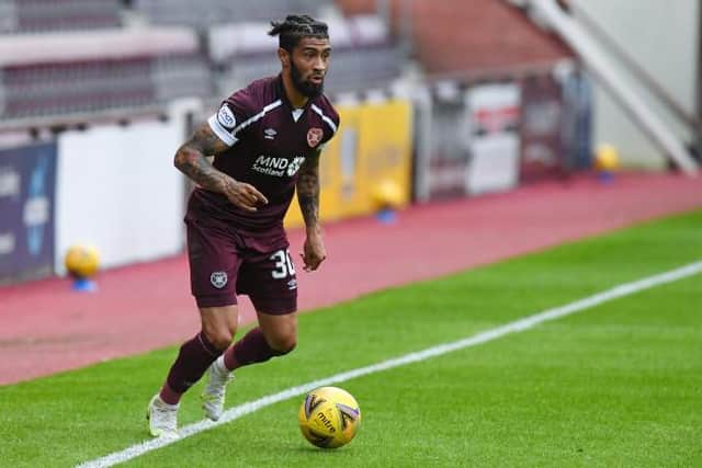 Josh Ginnelly's return has capacity to excite the Hearts fans. (Photo by Ross MacDonald / SNS Group)