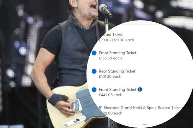 Fans have faced rising prices for Springsteen tickets