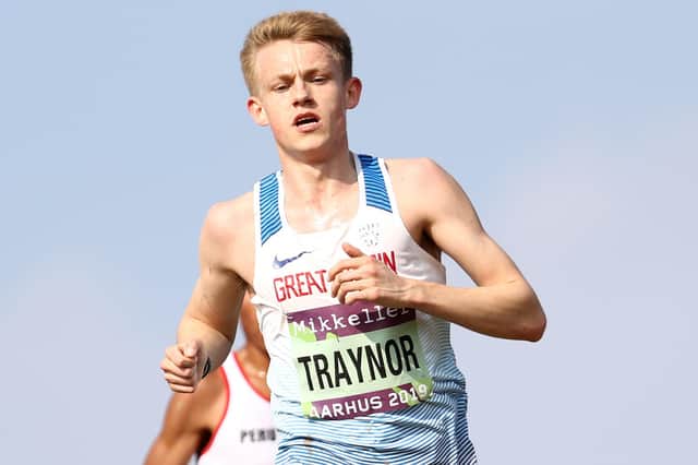 Luke Traynor competing at the IAAF World Athletics Cross Country Championships in Denmark last year. Picture: Bryn Lennon/Getty Images