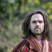 Luke Rowe will be playing Jesus in this month's open-air production of the 'Easter Story' in Princes Street Gardens in Edinburgh. Picture: Colin Hattersley