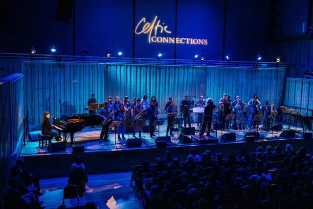 The Tinderbox Collective and Kathryn Joseph at the New Auditorium in Glasgow Royal Concert Hall for Celtic Connections PIC: Gaelle Beri