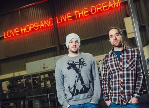 BrewDog co-founders (left to right) James Watt and Martin Dickie. Watt apologised swiftly after a group letter from former staff alleged a "culture of fear" and "toxic attitude" was at the heart of the hugely successful craft beer business. PIC: Contributed.