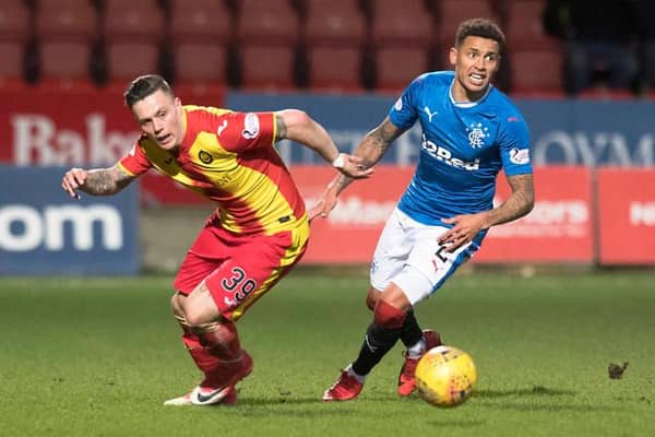 Rangers' James Tavernier (R) in action with Partick Thistle's Miles Storey when the sides met in 2018. (Picture: SNS Group Alan Harvey)