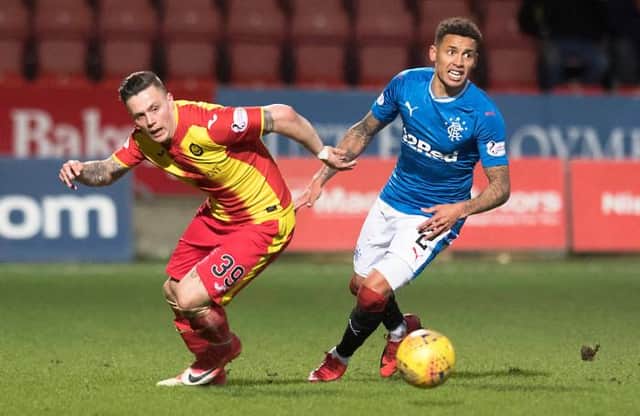 Rangers' James Tavernier (R) in action with Partick Thistle's Miles Storey when the sides met in 2018. (Picture: SNS Group Alan Harvey)