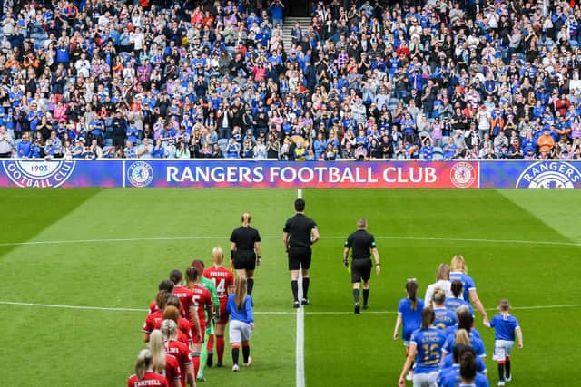 Rangers Women will welcome Benfica Women to Ibrox this evening (Photo by Ross MacDonald / SNS Group)