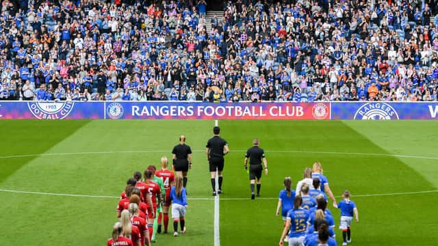 Rangers Women will welcome Benfica Women to Ibrox this evening (Photo by Ross MacDonald / SNS Group)