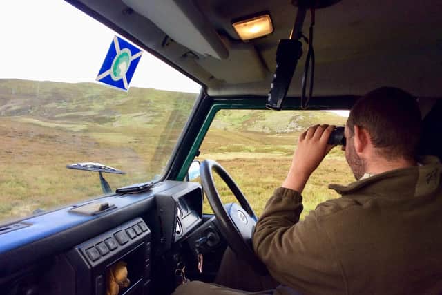 Gamekeepers, farmers and locals have joined searches for the missing golden eagle, whose last known location was in the Strathbraan area of Perthshire