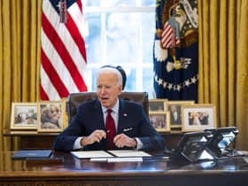 If re-elected in 2024, Joe Biden will be 86 when his second term as US president ends (Picture: Doug Mills/pool/Getty Images)