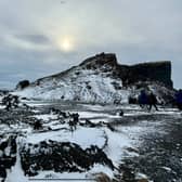 The breathtaking landscape outside of Reykjavik