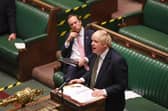 Prime Minister Boris Johnson during Prime Minister's Questions in the House of Commons, London. (UK Parliament/Jessica Taylor)