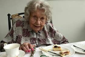 Rita on her 99th birthday. Picture: SWNS