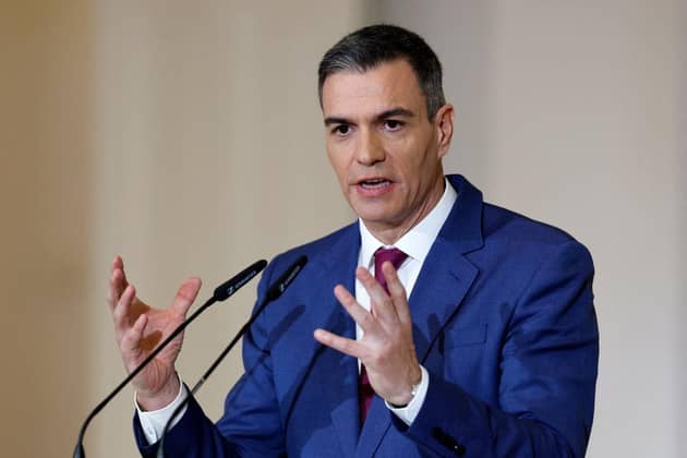Spain's Prime Minister Pedro Sanchez is to stay in office. Picture: AFP via Getty Images
