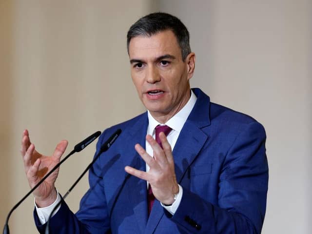 Spain's Prime Minister Pedro Sanchez is to stay in office. Picture: AFP via Getty Images