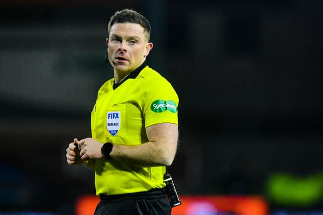 Referee John Beaton will take charge of Sunday's match at Ibrox. Picture: SNS