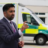 Scotland’s Health Secretary has said waiting times at A&E departments were “not acceptable” after they hit a new record low.