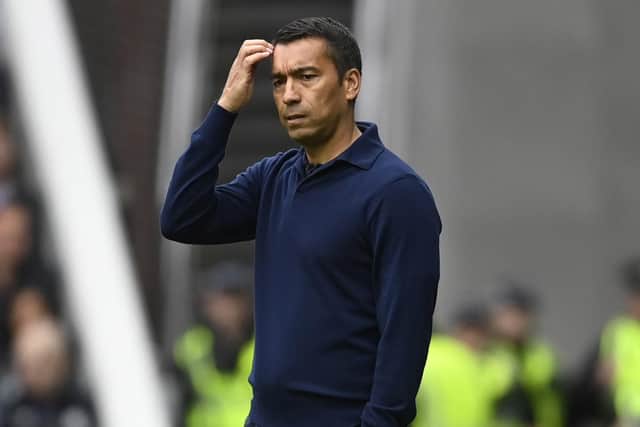 Rangers manager Giovanni van Bronckhorst during a pre-season friendly match between Rangers and Tottenham Hotspur at Ibrox. (Photo by Rob Casey / SNS Group)