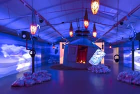 Installation view of Heather Phillipson's work at Tate Liverpool PIC: Matt Greenwood