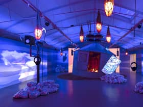 Installation view of Heather Phillipson's work at Tate Liverpool PIC: Matt Greenwood