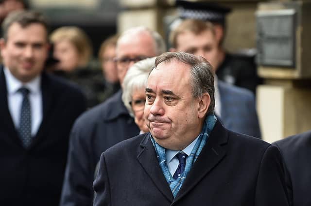 Former Scottish first minister Alex Salmond