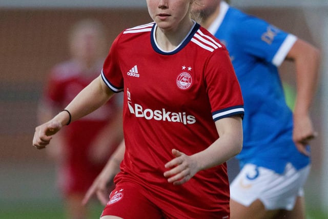 Teenager Eva Thomson has already picked up two titles in her short career, having being part of Aberdeen's rise to the SWPL. She's been a vital part of the Dons team which has adapted incredibly well to the top tier following promotion last season.
