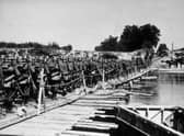 German troops crossing the River San during the invasion of Poland in 1939 (Picture: Keystone/Getty Images)