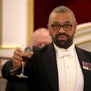 Foreign Secretary James Cleverly during the Easter Banquet at Mansion House in London.