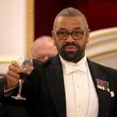 Foreign Secretary James Cleverly during the Easter Banquet at Mansion House in London.