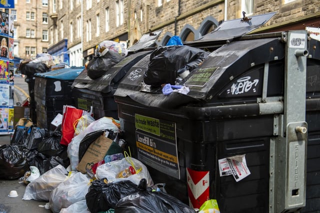 Edinburgh could be a sign of things to come having had bin strikes before the rest of Scotland