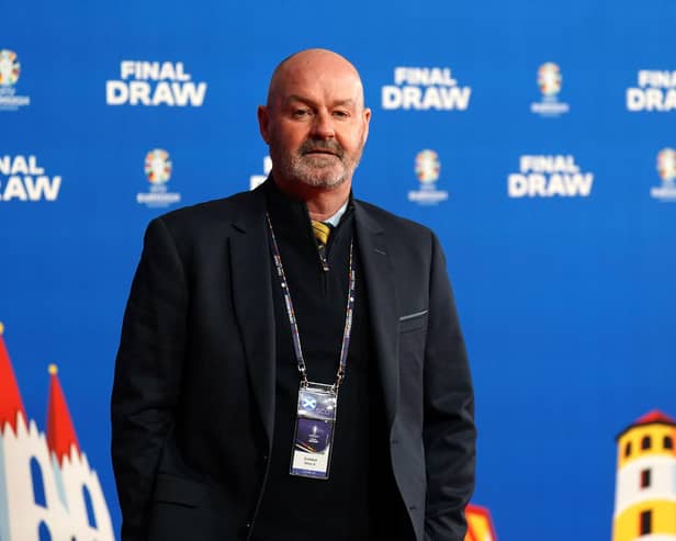 Scotland head coach Steve Clarke watched on as his team were put in a group with Germany, Switzerland and Hungary at Euro 2024.