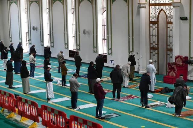 Glaswegian Muslims prepare for Ramadan 2021 at Glasgow Central Mosque. PIC: John Devlin.