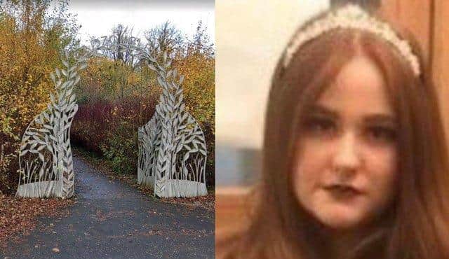 Amber Gibson was found dead near Cadzow Glen in Hamilton on Sunday.
