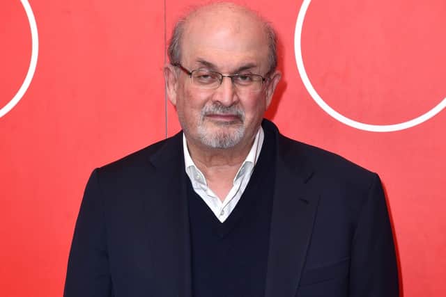 Salman Rushdie: Edinburgh International Book Festival invite authors appearing to read a sentence from one of Salman Rushdie's books after stabbing in New York