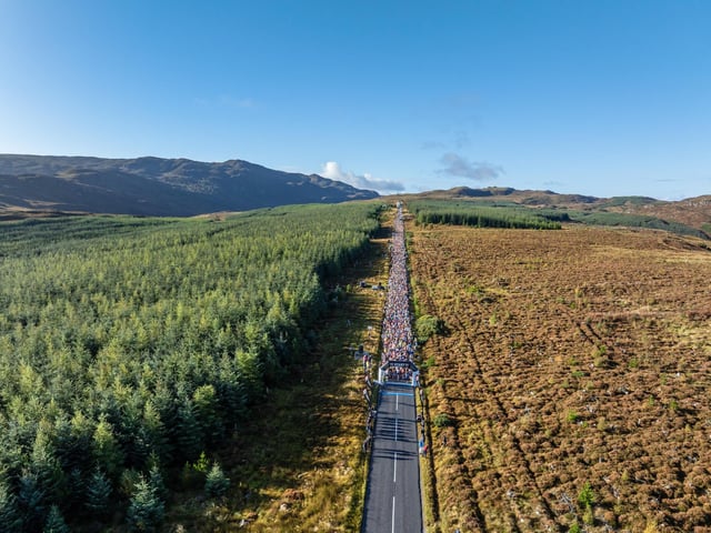 The event saw a record 10,700 entries across all distances, with runners from across the world taking part