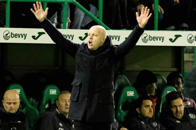 Hearts manager Steven Naismith has overseen a win over Hibs at Easter Road.