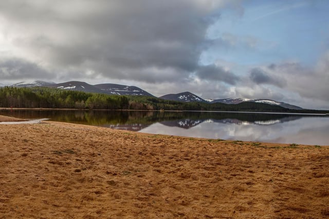 Loch Morlich Beach has a few claims to fame - including being Britain's highest beach over sea level and Scotland's only freshwater beach with a Rural Beach Award. As well as a stretch of golden sand and stunning views over the Cairngorms, it's also a centre for watersports