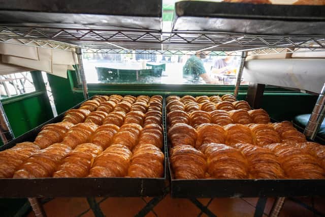 Medialunas baked at F5 Cantina Atelier Fuerza. Pic: PA Photo/Renato Granieri.
