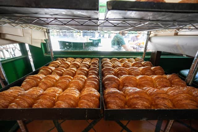 Medialunas baked at F5 Cantina Atelier Fuerza. Pic: PA Photo/Renato Granieri.