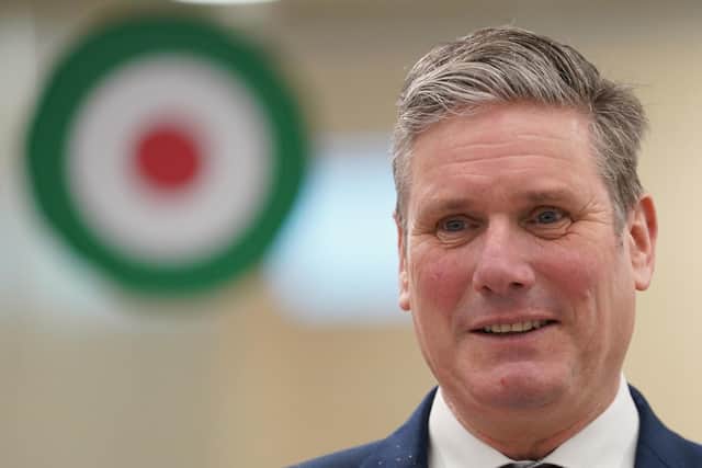 Labour leader Sir Keir Starmer during a visit to the Beacon of Light , a community and education facility,  in Sunderland. Picture: Owen Humphreys/PA Wire