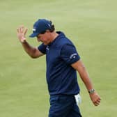 Three-time winner Phil Mickelson is not playing next month's Masters at Augusta National. Picture: Oisin Keniry/Getty Images.