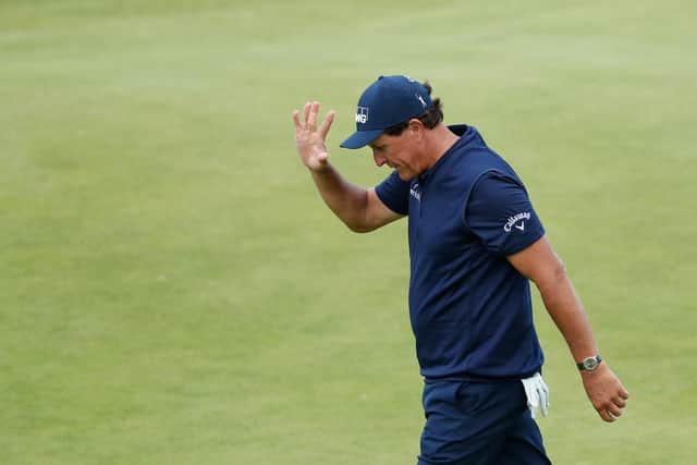 Three-time winner Phil Mickelson is not playing next month's Masters at Augusta National. Picture: Oisin Keniry/Getty Images.