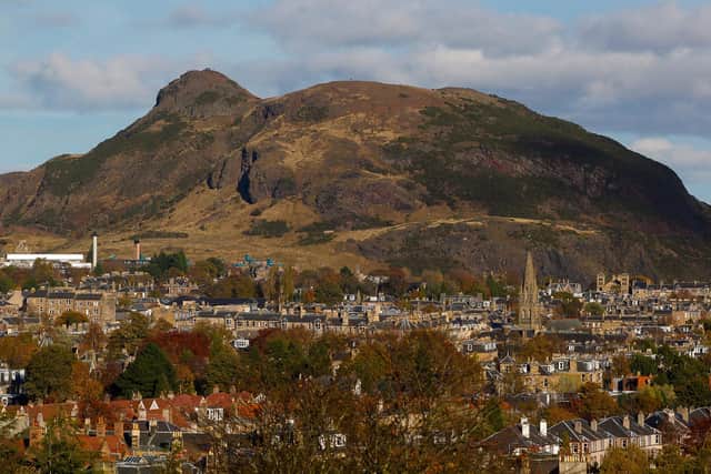 The view from Arthur’s Seat in Edinburgh achieved second place in the survey (Photo: Scott Louden).
