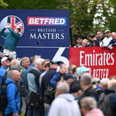 Bob MacIntyre was one of the star attractions for big crowds at The Belfry for the British Masters hosted by Danny Willett. Picture: Ross Kinnaird/Getty Images.