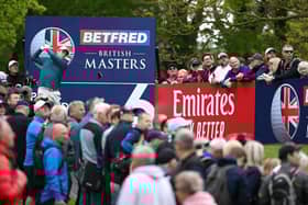 Bob MacIntyre was one of the star attractions for big crowds at The Belfry for the British Masters hosted by Danny Willett. Picture: Ross Kinnaird/Getty Images.
